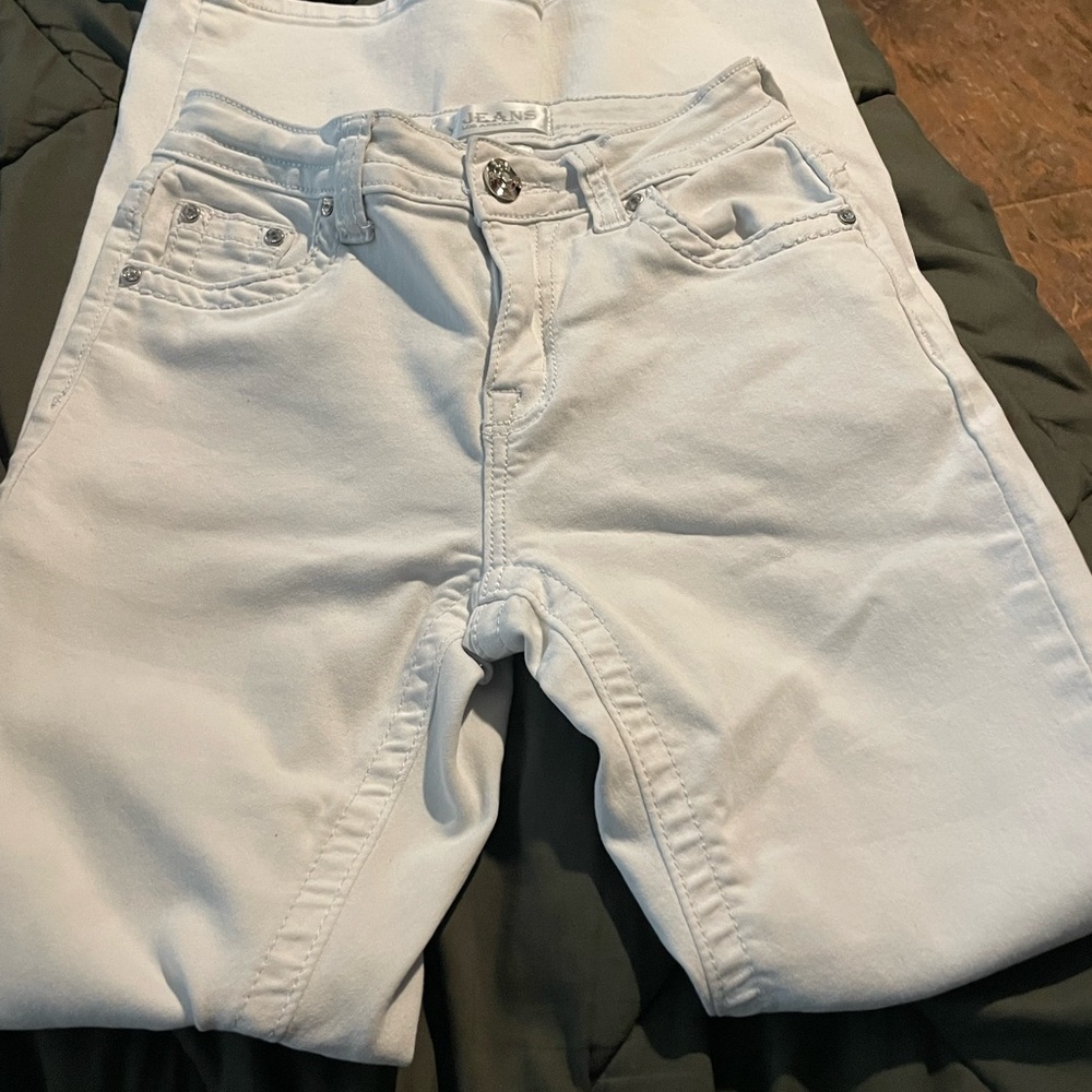 Stylish White Boot Cut Jeans for Women